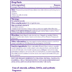 California Baby Therapeutic Relief Eczema Cream 4oz -Motherswork Store 0792692335088 CaliforniaBabyEczemaCream 3