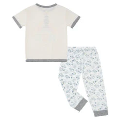 Baa Baa Sheepz X Snoopy Short Sleeve Shirt & Pants Kids Set (Yellow) -Motherswork Store 09 12