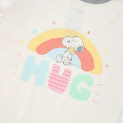 Baa Baa Sheepz X Snoopy Short Sleeve Shirt & Pants Kids Set (Yellow) -Motherswork Store 09 3