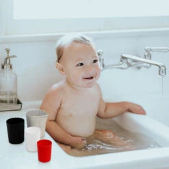 Kushies Silicone Bath Time Stacking Toy Cups -Motherswork Store 104 cfb6fb02 0b17 4fdb 9149 311ee02caf24