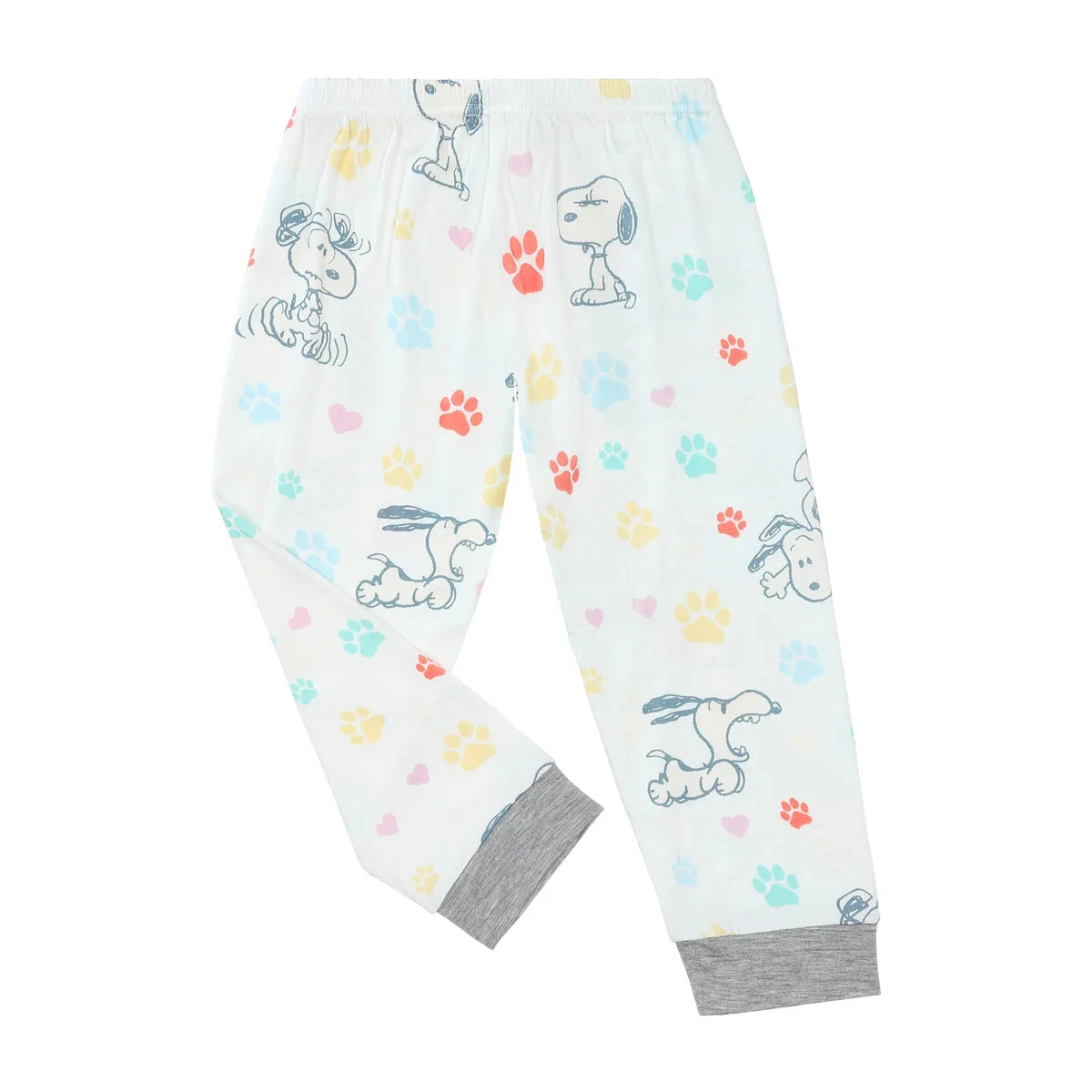 Baa Baa Sheepz X Snoopy Short Sleeve Shirt & Pants Kids Set (White) 6 Baa Baa Sheepz X Snoopy Short Sleeve Shirt & Pants Kids Set (White) - Image 6