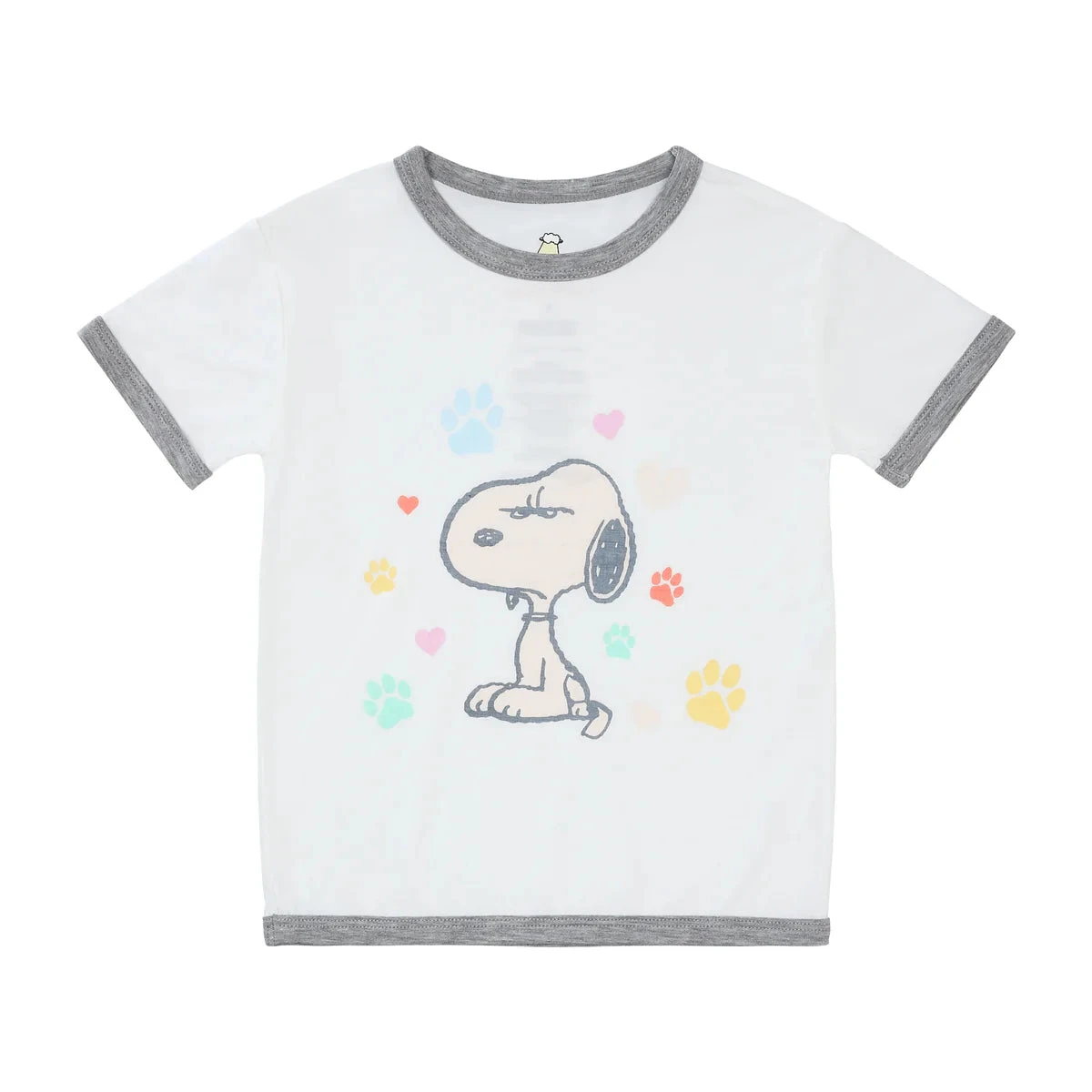 Baa Baa Sheepz X Snoopy Short Sleeve Shirt & Pants Kids Set (White) 3 Baa Baa Sheepz X Snoopy Short Sleeve Shirt & Pants Kids Set (White) - Image 3