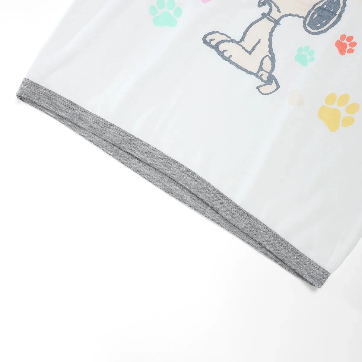 Baa Baa Sheepz X Snoopy Short Sleeve Shirt & Pants Kids Set (White) 13 Baa Baa Sheepz X Snoopy Short Sleeve Shirt & Pants Kids Set (White) - Image 13