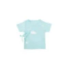 Motherswork X Le Petit Society Baby Organic Short Sleeve Kimono Top In Cloud Print