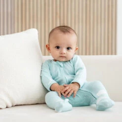 Motherswork X Le Petit Society Baby Organic Zip Sleepsuit In Cloud Print -Motherswork Store 11 75082eca da39 41a0 94b4 ea4147712bb8