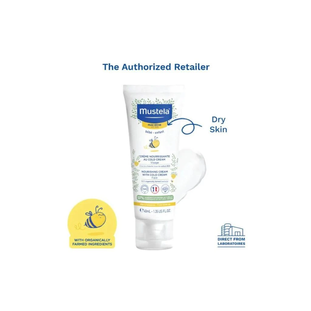 Mustela Nourishing Cream With Cold Cream (Face) 40ml 1 Mustela Nourishing Cream With Cold Cream (Face) 40ml
