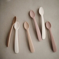 Mushie Silicone Feeding Spoons 2-Pack -Motherswork Store 1 0e49dea2 94d3 4347 8e05 81d7afb88376