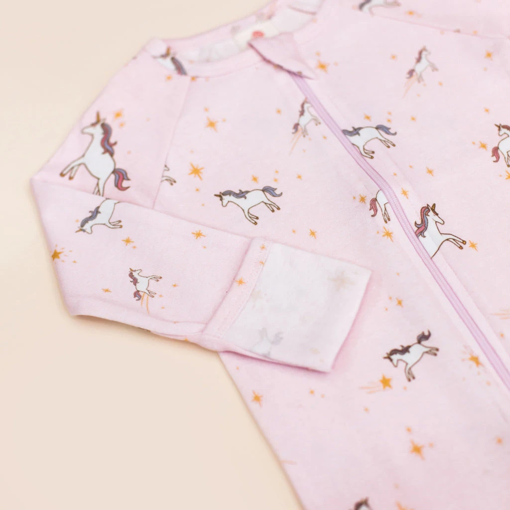 Elly Raglan Sleepsuit - Unicorn 2 Elly Raglan Sleepsuit - Unicorn - Image 2