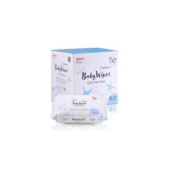 Pigeon Embossed Baby Wipes 100% Pure Water 70s 6 In 1