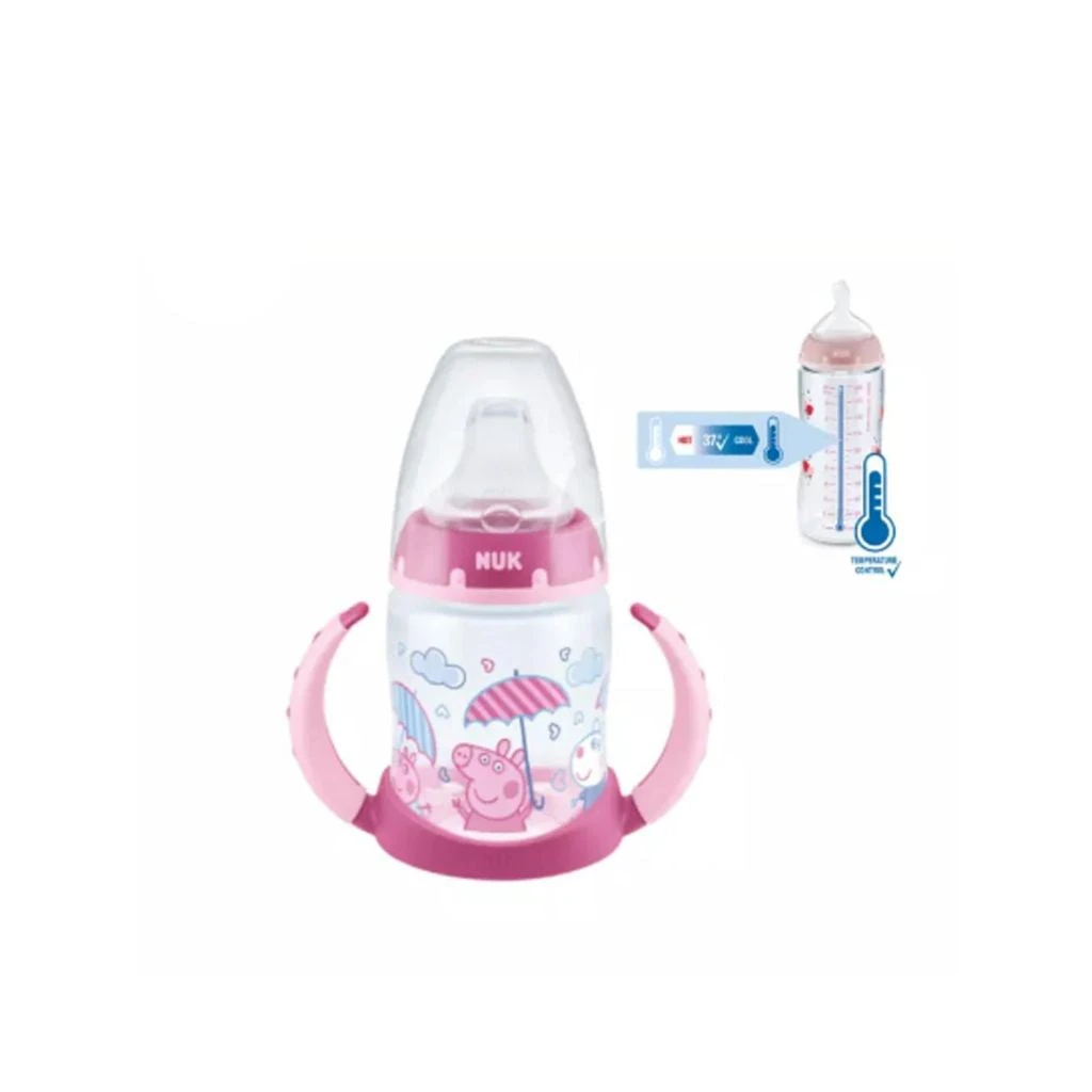 NUK Peppa Pig PP Learner Bottle With Temperature Control 150ml 1 NUK Peppa Pig PP Learner Bottle With Temperature Control 150ml