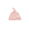 Motherswork X Le Petit Society Baby Organic Knotted Hat In Swan Print