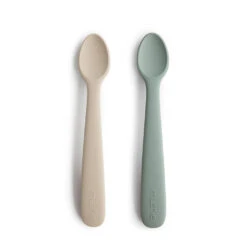 Mushie Silicone Feeding Spoons 2-Pack -Motherswork Store 2 34f9b325 c926 43d7 b502 ae98adf40dde