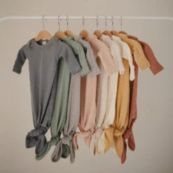 Mushie Ribbed Knotted Baby Gown 19 Mushie Ribbed Knotted Baby Gown -Motherswork Store 2 79bffdc1 b257 45da a9ea 7f781fd3ca58