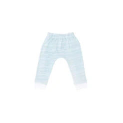 Motherswork X Le Petit Society Baby Organic Leggings In Blue Stripes