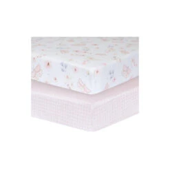 Living Textiles 2pk Cot Fitted Sheets