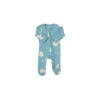 Motherswork X Le Petit Society Baby Organic Zip Sleepsuit In Elephant Print