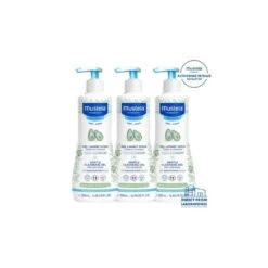 Mustela Gentle Cleansing Gel Hair & Body 500ml X 3