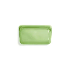 Stasher Reusable Silicone Snack Bag, Rainbow Green (355 Ml)