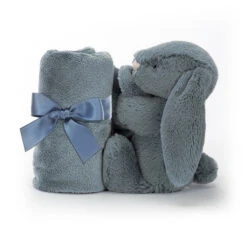 Jellycat Bashful Dusky Blue Bunny Soother -Motherswork Store 385