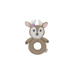 Living Textiles Knitted Rattle - Ava The Fawn
