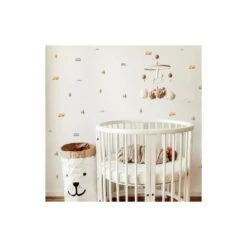 Green Trains Fabric Decal By Little Rei X Urban Li'l