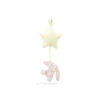 Little Jellycat Bashful Pink Bunny Star Musical Pull