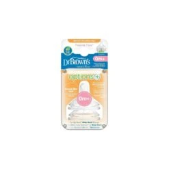 Dr. Brown's Dr. Brown’s™ Preemie Flow Wide-Neck Silicone Nipple, 2-Pack