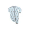 Baa Baa Sheepz Romper Zip Big Sheepz Blue With Grey Border