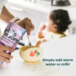 Little Blossom Organic Brown Rice Cereal | Pumpkin -Motherswork Store 6.CerealUsage2 b858fff3 ddbe 44f6 a5a5 2146e78be714