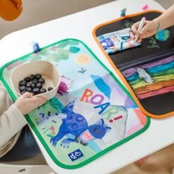 Jaq Jaq Bird X Hello, World! Doodle It & Go Erasable Mat Dino -Motherswork Store 753068880359 erasable mat dino motherswork 4