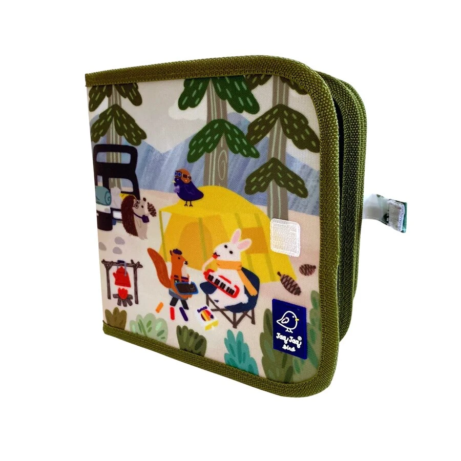 Jaq Jaq & Friends Doodle It & Go Erasable Book Camping 3 Jaq Jaq & Friends Doodle It & Go Erasable Book Camping - Image 3