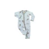 Baa Baa Sheepz Romper Zip Big Star & Sheepz Blue With Grey Border