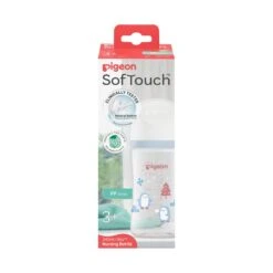 Pigeon SofTouch™ BPP Nursing Bottle PP 240ml (Season Prints) -Motherswork Store 81298 SofTouch BPP Nursing Bottle PP 240ml Winter Packaging Front scaled 1