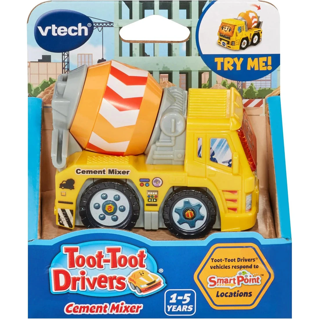 V-Tech Toot-Toot Drivers Cement Mixer 2 V-Tech Toot-Toot Drivers Cement Mixer - Image 2