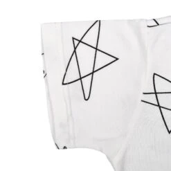 Baa Baa Sheepz Romper Short Sleeve Cute Big Star & Sheepz - White -Motherswork Store 8886481227639 baa baa sheepz romper short sleeve white motherswork 4