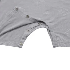 Baa Baa Sheepz Romper Short Sleeve Cute Big Star & Head - Grey -Motherswork Store 8886481227677 baa baa sheepz romper short sleeve grey motherswork 4