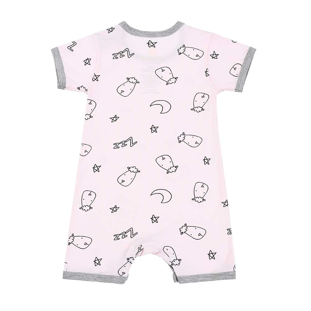Baa Baa Sheepz Romper Short Sleeve Sweet Dreams Baa Baa - Pink - Image 2