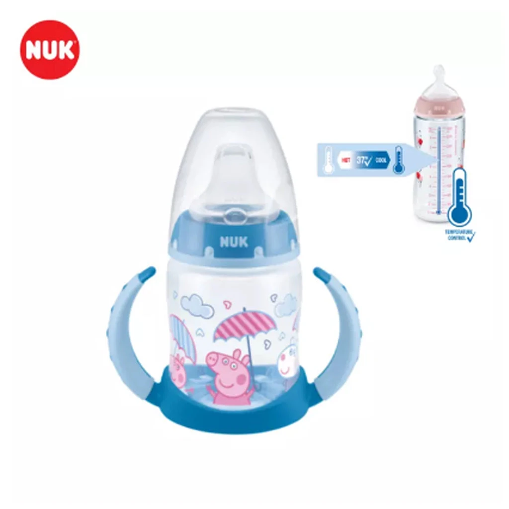 NUK Peppa Pig PP Learner Bottle With Temperature Control 150ml 2 NUK Peppa Pig PP Learner Bottle With Temperature Control 150ml - Image 2