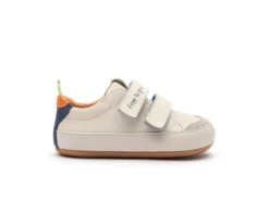 Tip Toey Joey Toddler Sneaker Bossy Play - Tapioca/Tangerine/Deep Ocean -Motherswork Store AE.BSP1 4402 4