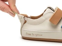 Tip Toey Joey Toddler Sneaker Bossy Play - Tapioca/Blu Tang/ Hay -Motherswork Store AE.BSP1 4405 3