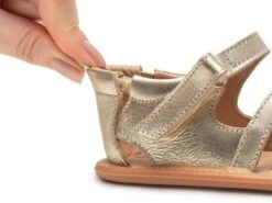 Tip Toey Joey Toddler Sandal Criss Cross - Chm/ M.Salmon/ Rose Gold -Motherswork Store AE.CRC1 4366 3