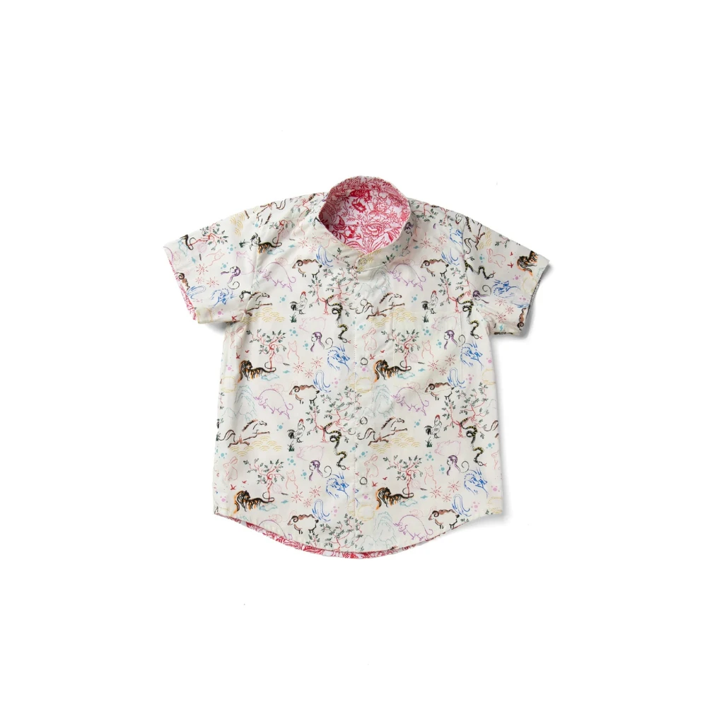 MAISON Q Twelve Zodiac Reversible Shirt 1 MAISON Q Twelve Zodiac Reversible Shirt