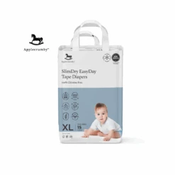 Applecrumby® Slimdry Easyday Tape Diapers (Mini, 1 Carton) -Motherswork Store BESTSELLER 2024 06 24T144333.438