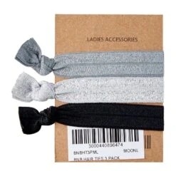 Bubs 'n' Buttons Hair Ties - 3pcs Pack -Motherswork Store Bubs n Buttons Hair Ties 3 Pack Moonlight back