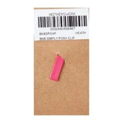 Bubs 'n' Buttons Simply Posh Clippers -Motherswork Store Bubs n Buttons Simply Posh Clippers Heather Pink back