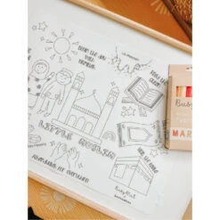 Busymat Large Placemat - Little Muslim -Motherswork Store BusymatLargePlacemat LittleMuslim 3