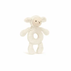 Jellycat Bashful Lamb Ring Rattle