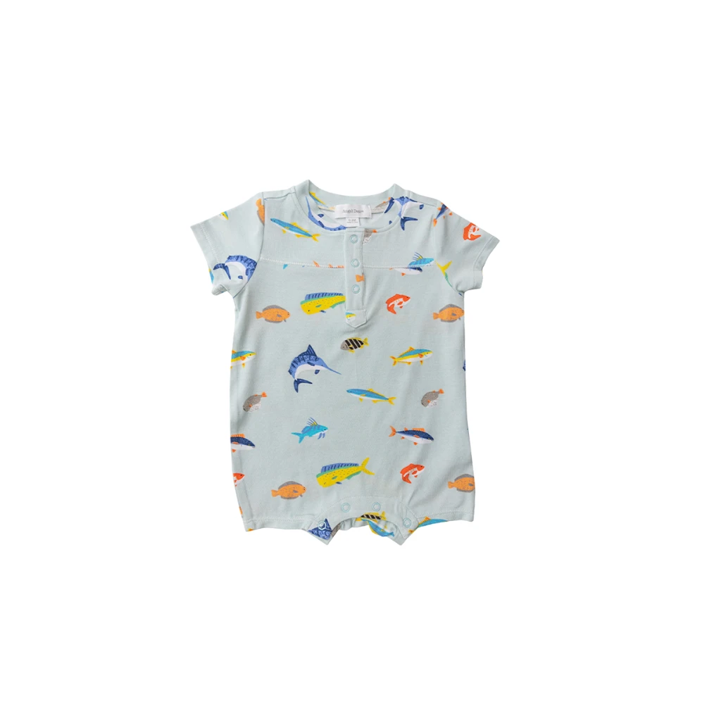 Angel Dear Tropical Fish Boy Bodysuit (Blue) 1 Angel Dear Tropical Fish Boy Bodysuit (Blue)