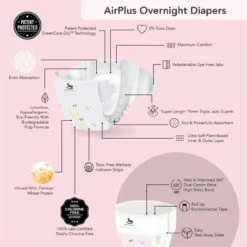 Applecrumby® Airplus Overnight Tape Night Diapers (Mega) -Motherswork Store Google Size 1080 x 1080 1200x1200 8 2307fd89 cb95 4fb0 9cbc 841dc8c41aed