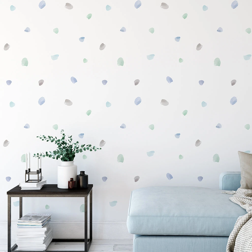 Urban Li'l Irregular Blobs Fabric Decal 4 Urban Li'l Irregular Blobs Fabric Decal - Image 4